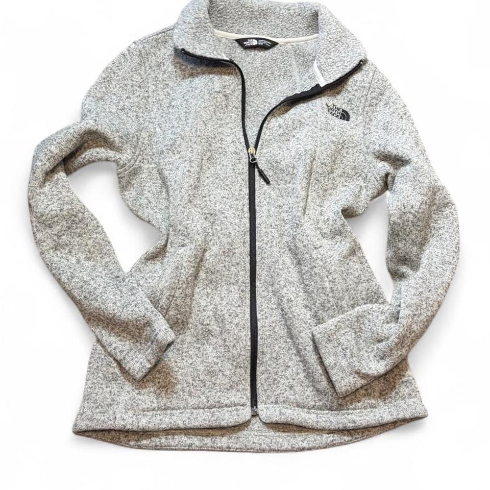 The North Face Heather Gray Fleece Jacket, Women's Size M
